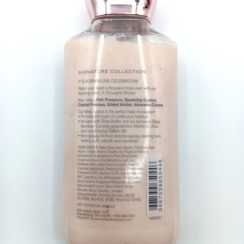 Bath & Body Works A Thousand Wishes Daily Nourishing Body Lotion 8 oz (2 Pack)